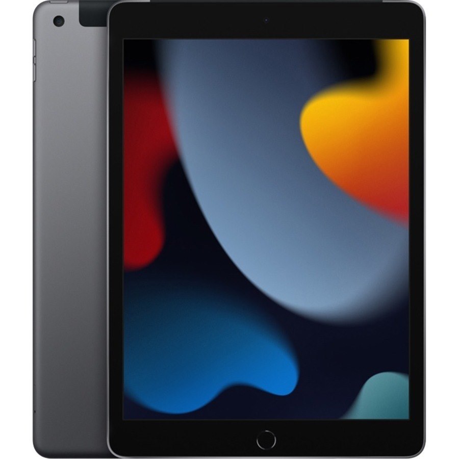 Apple iPad (9th Generation) A2603 Tablet - 10.2" - Apple A13 Bionic Hexa-core - 64 GB Storage - iPadOS 15 - 4G - Space Gray