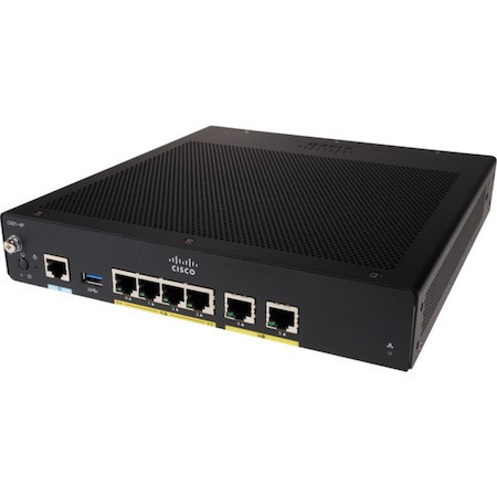 Cisco C921-4PLTEAS 1 SIM Ethernet, Cellular Modem/Wireless Router - Refurbished