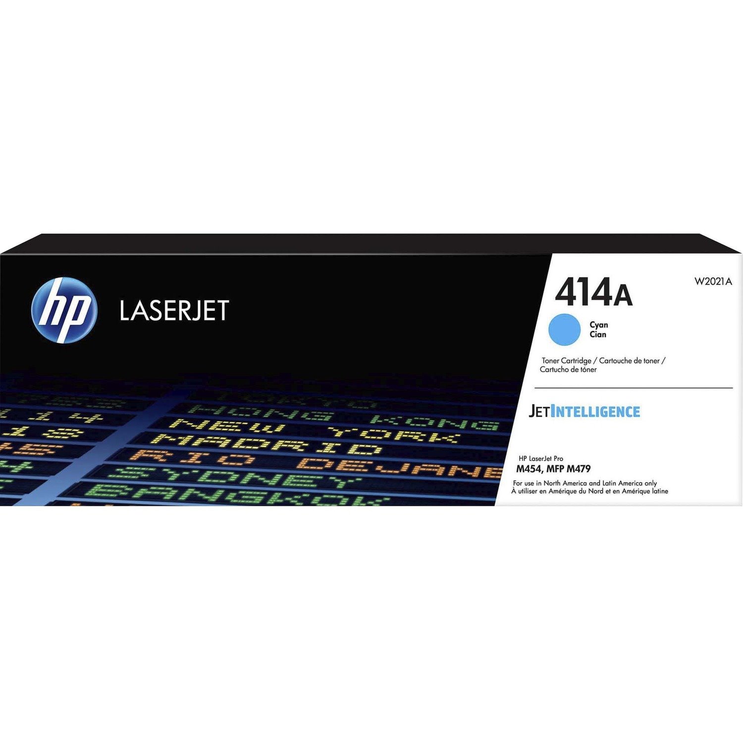 HP 414A (W2021A) Original Laser Toner Cartridge - Cyan - 1 Each