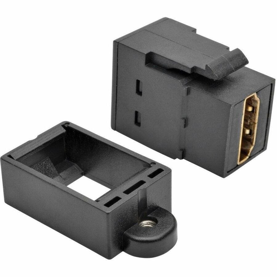 Eaton Tripp Lite Series HDMI All-in-One Keystone/Panel Mount Coupler (F/F), Black, TAA