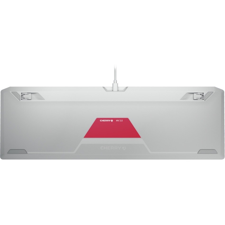 CHERRY MV 3.0 Gaming Keyboard - Cable Connectivity - USB Type C Interface - RGB LED - German - White