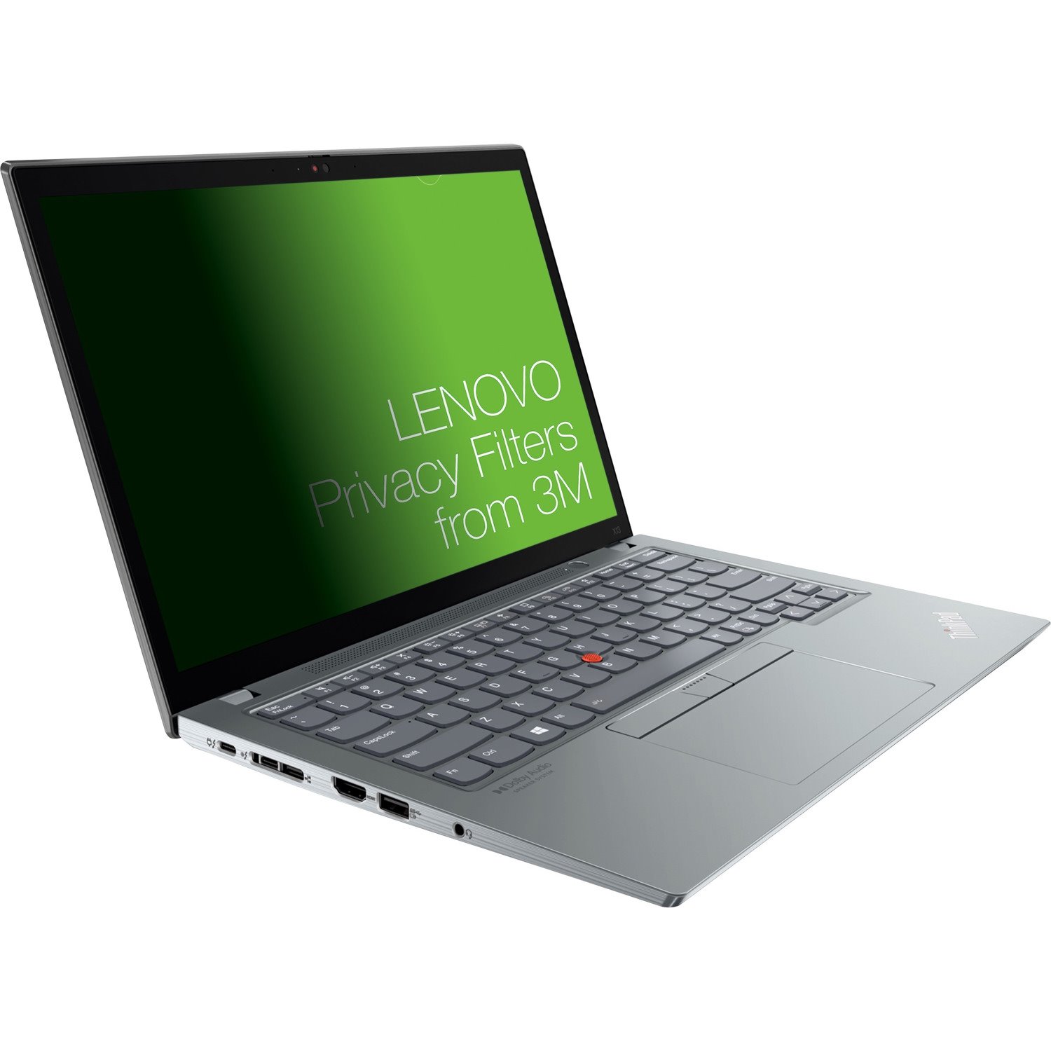 Lenovo 13.3 inch 1610 Privacy Filter for X13 Gen2 with COMPLY Attachment from 3M Matte