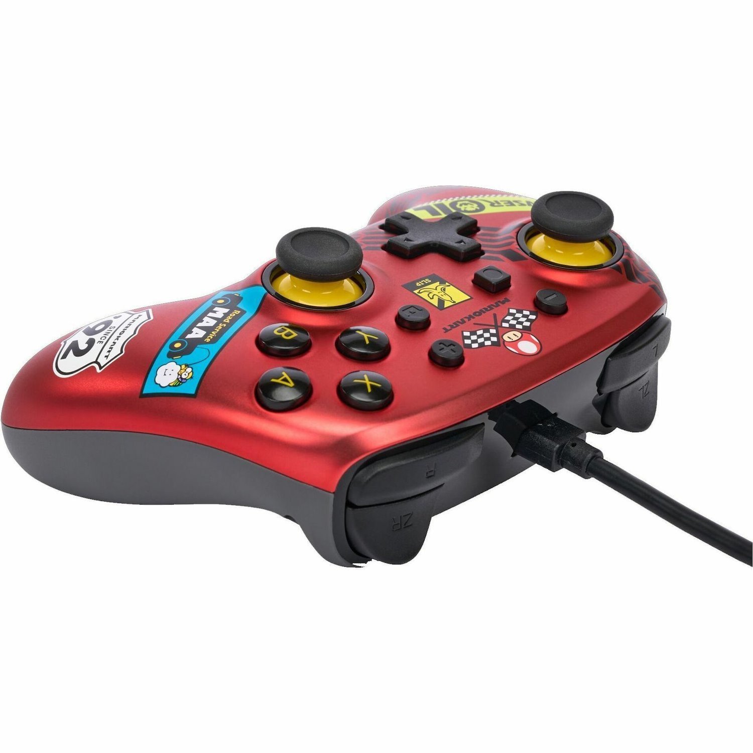 PowerA Nano Wired Controller for Nintendo Switch - Mario Kart: Racer Red