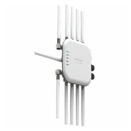 Fortinet FortiAP U432F Tri Band Wi-Fi 6 IEEE 802.11 a/b/d/e/g/h/i/j/k/n/r/v/w/ac/ax 9.68 Gbit/s Wireless Access Point - Indoor/Outdoor