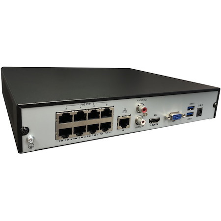 Gyration 8-Channel Network Video Recorder With PoE - 6 TB HDD