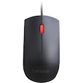 Lenovo Essential Mouse - USB - Optical - 3 Button(s) - Black - 1