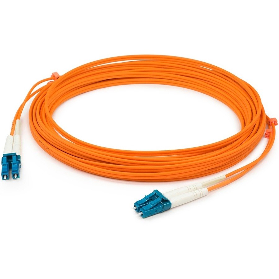 AddOn 8m LC (Male) to LC (Male) Orange OM1 Duplex Fiber OFNR (Riser-Rated) Patch Cable