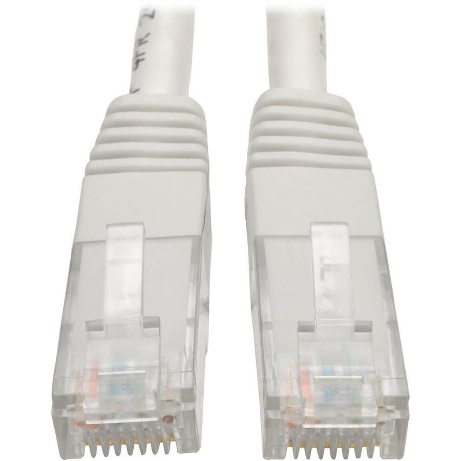 Eaton Tripp Lite Series Cat6 Gigabit Molded (UTP) Ethernet Cable (RJ45 M/M), PoE, White, 10 ft. (3.05 m)