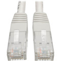 Eaton Tripp Lite Series Cat6 Gigabit Molded (UTP) Ethernet Cable (RJ45 M/M), PoE, White, 7 ft. (2.13 m)