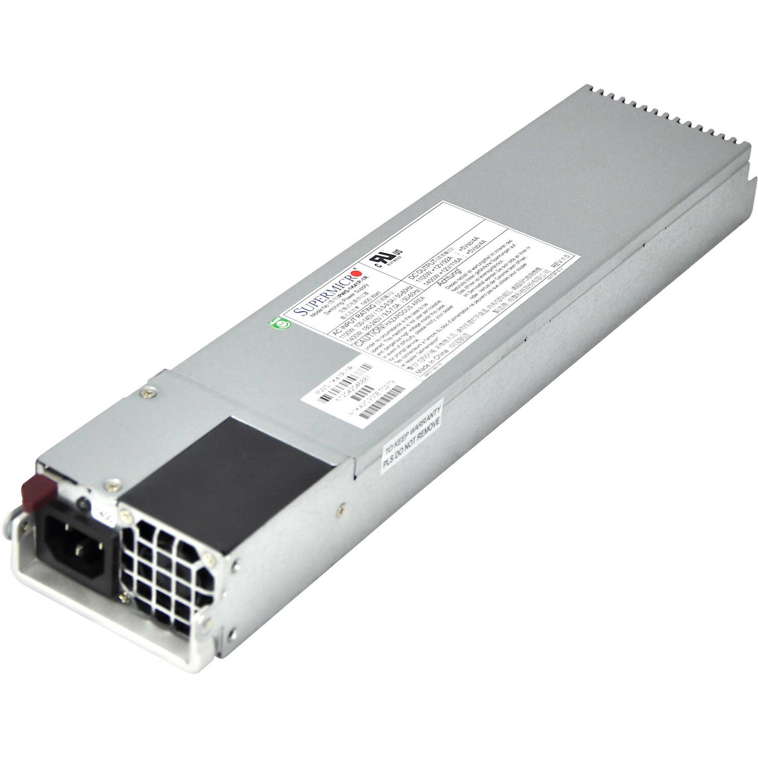 Supermicro PWS-1K41P-1R Power Supply Unit 1400 W 1U Roestvrijstaal ** Refurbished **