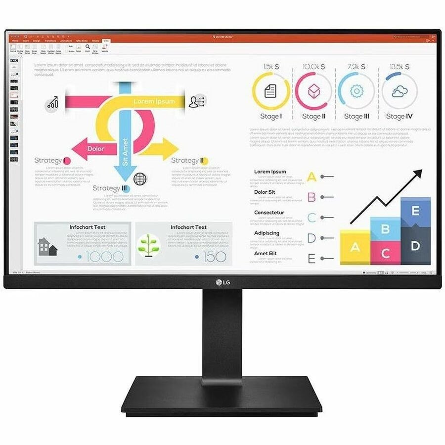 LG 24BP75Q-B 24" Class WQHD LCD Monitor - 16:9 - Black