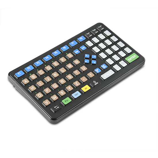 Datalogic 95ACC1331 Keyboard - Cable Connectivity - ABCDEF Layout - Black