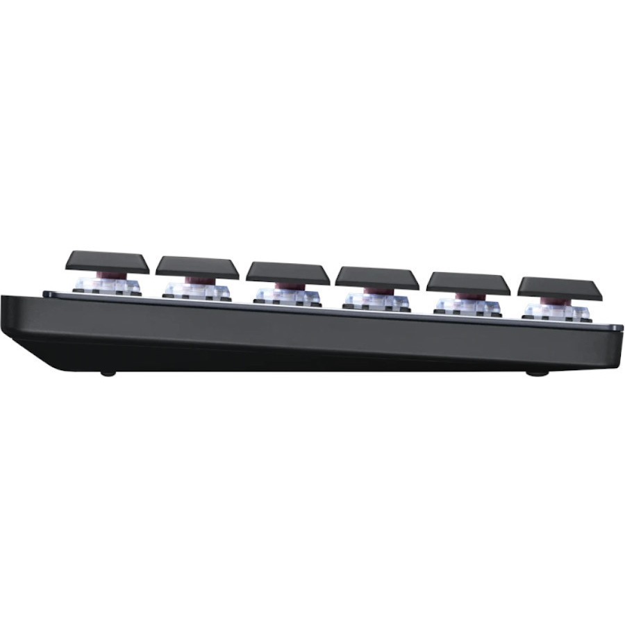 Logitech MX Mechanical Keyboard - Wireless Connectivity - Danish, Norwegian, Swedish, Finnish, Pan-Nordic - QWERTY Layout - Graphite Grey