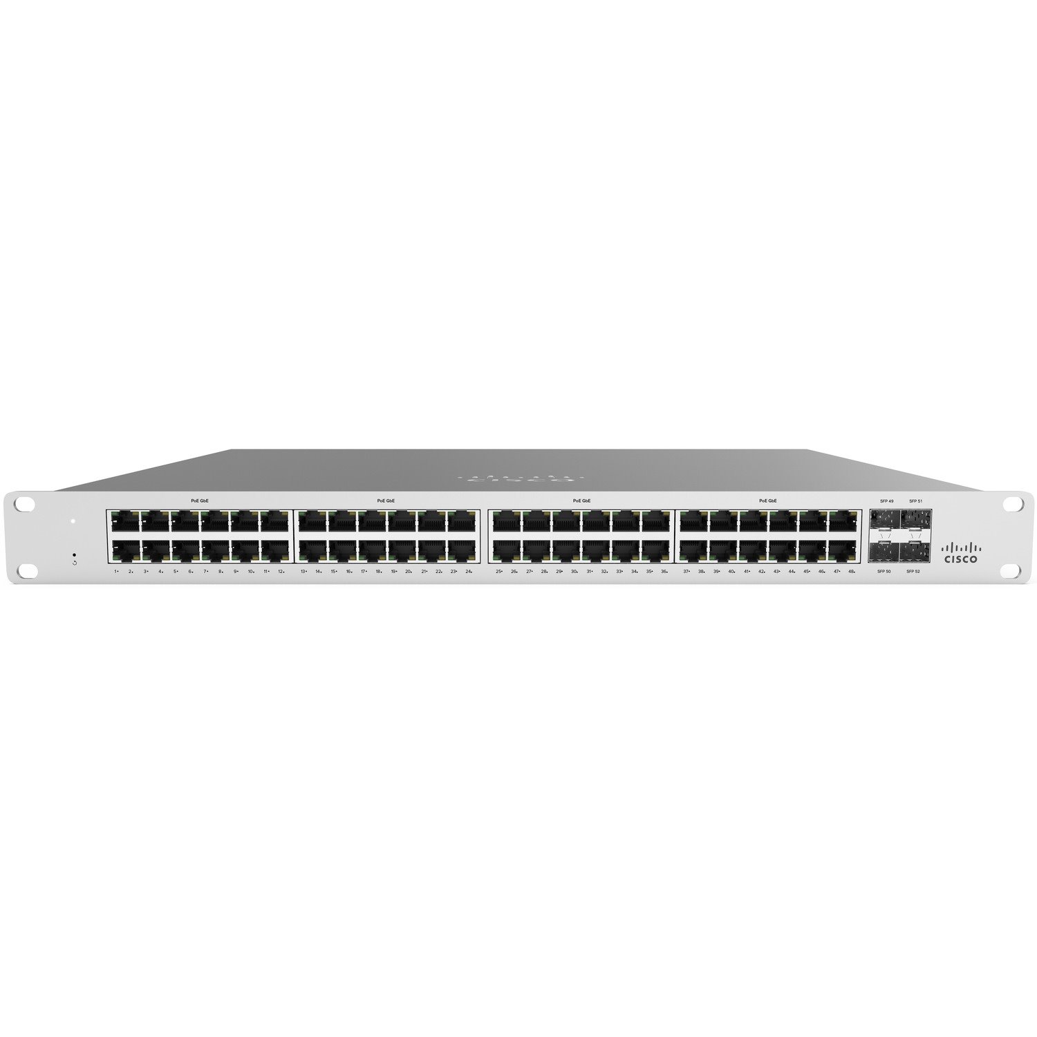 Meraki MS120 MS120-48FP 48 Ports Manageable Ethernet Switch - Gigabit Ethernet - 10/100/1000Base-T