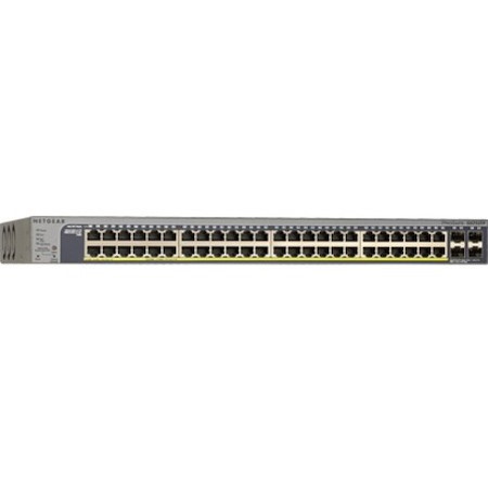 Netgear ProSafe GS752TP 48 Ports Manageable Ethernet Switch - Gigabit Ethernet - 1000Base-T, 1000Base-X