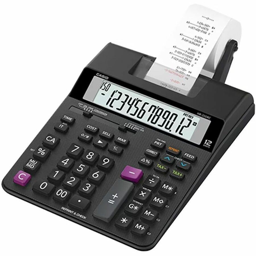 Casio 12 Digit Compact Printing Calc