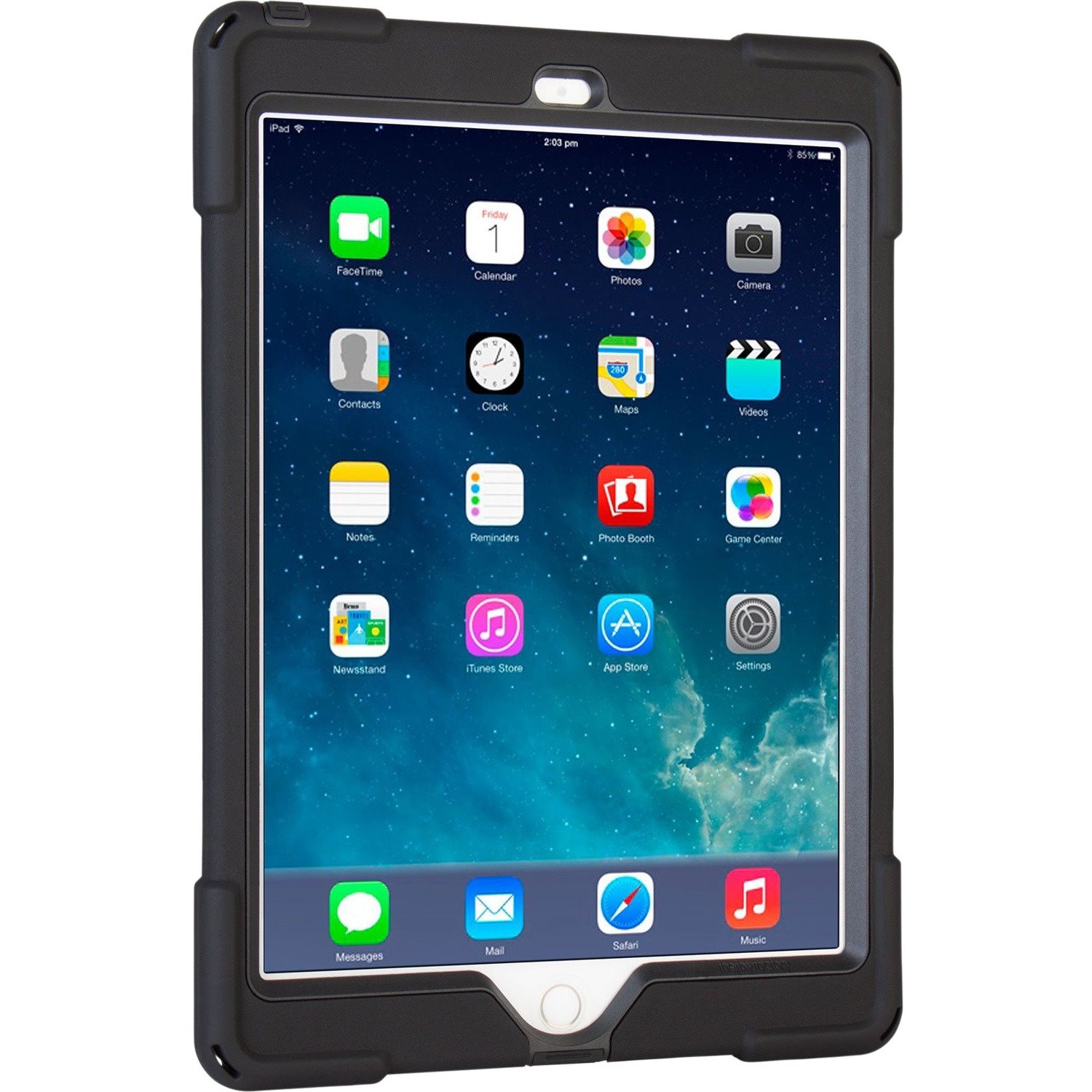 The Joy Factory aXtion Bold CWA602 Carrying Case for 9.7" Apple iPad (5th Generation) Tablet - Black