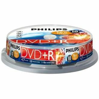 Philips DR4S6B10F/00 DVD opneembaar - DVD+R - 16x - 4,70 GB - 10