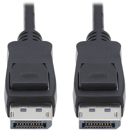 Eaton Tripp Lite Series DisplayPort 1.4 Cable with Latching Connectors, 8K (M/M), Black, 3 ft. (0.9m)