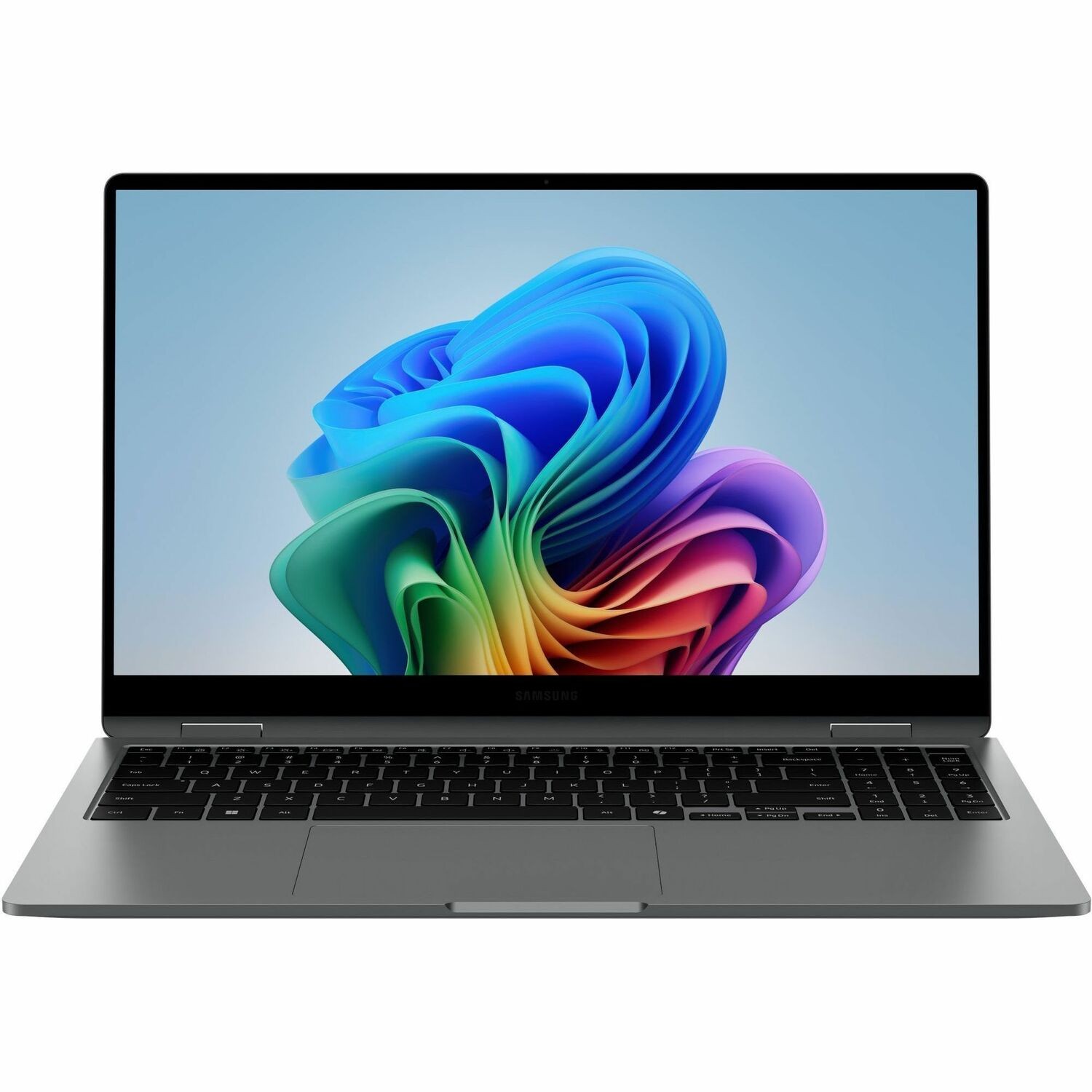 Samsung Galaxy Book5 360 NP750QHA-KA1US 15.6" Touchscreen Convertible Copilot+ PC 2 in 1 Notebook - Full HD - Intel Core Ultra 7 256V - Intel Evo Platform - 16 GB - 512 GB SSD - Gray