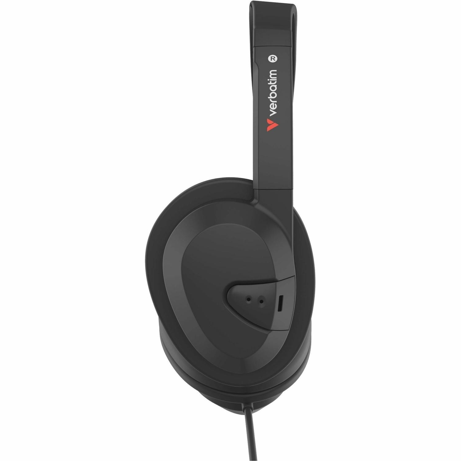 Verbatim PureSound Wired Over-the-ear, Over-the-head Binaural Stereo Headphone