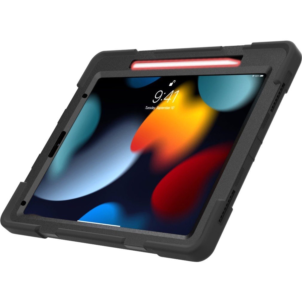 CTA Digital Protective Case with Built-in Kick Stand and Hand Strap for iPad 12.9