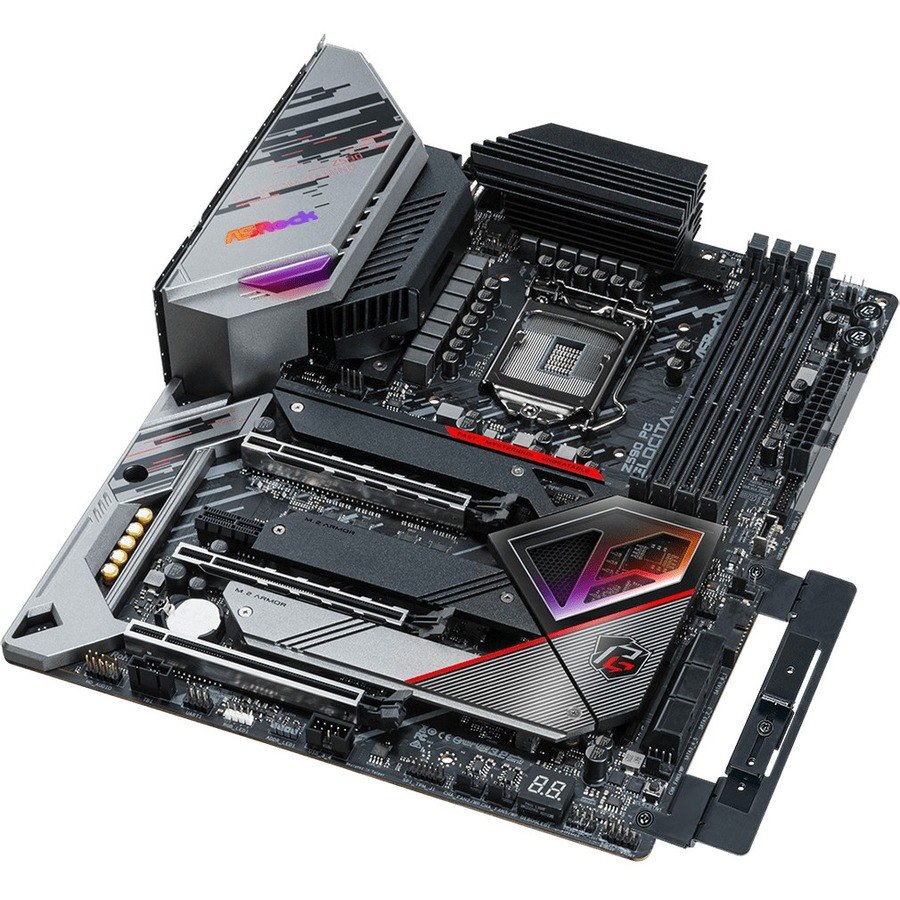 ASRock Z590 PG Velocita Desktop Motherboard - Intel Z590 Chipset - Socket LGA-1200 - Intel Optane Memory Ready - ATX