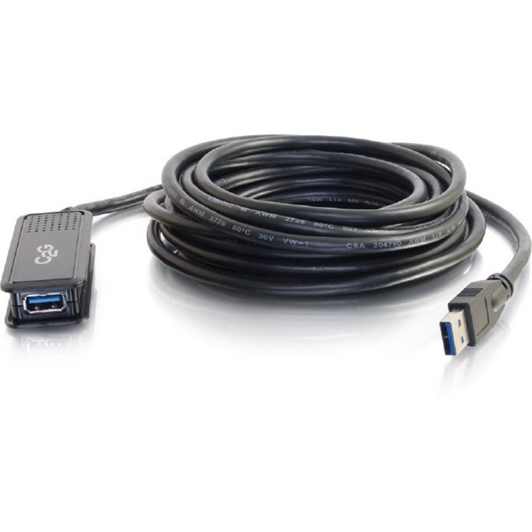 C2G 5 m USB Data Transfer Cable for Desktop Computer, Monitor, Home Theater System, Desktop Computer, Hard Drive, Peripheral Device, Remote Terminal