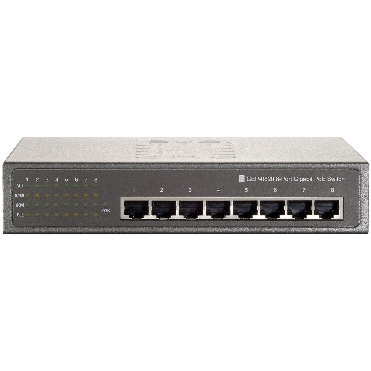 LevelOne 8-Port Gigabit PoE Switch