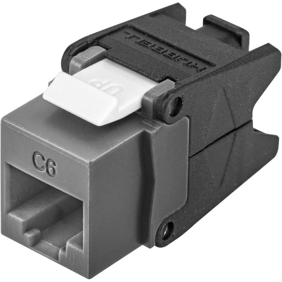 Hubbell Category 6 Jack with Cobra-Lock Termination