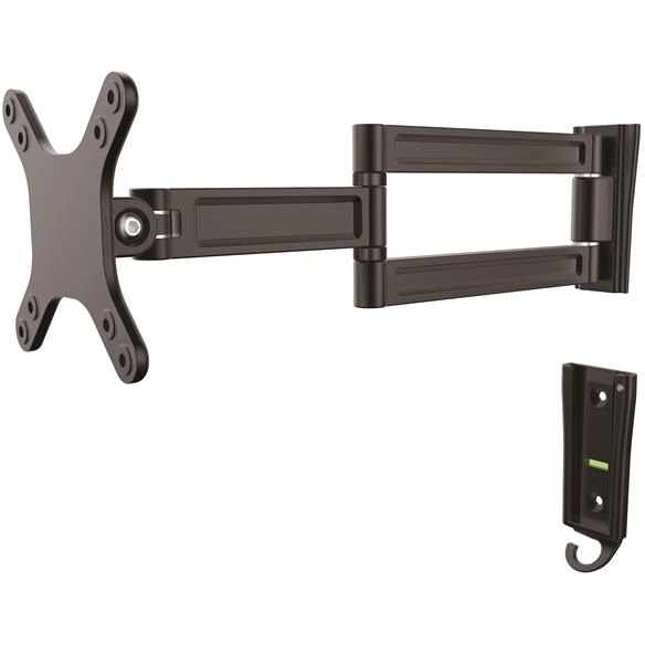 StarTech.com Wall Mount Monitor Arm, Dual Swivel, Supports 13'' to 34" (33.1lb/15kg) Monitors, VESA Mount, TV Wall Mount, TV Mount