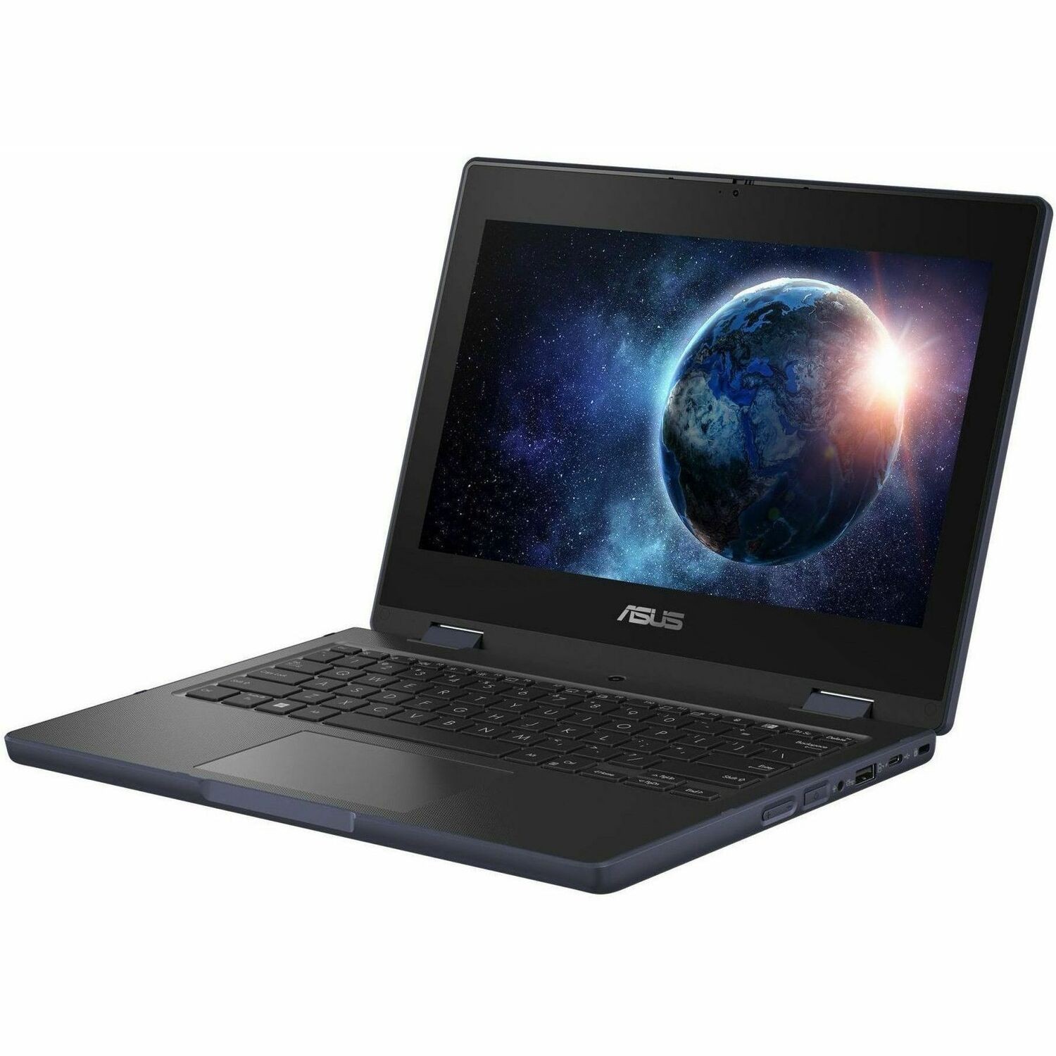 Asus BR1104F BR1104FTA-NS0069XA 11.6" Touchscreen Rugged Convertible 2 in 1 Notebook - HD - 60 Hz - Intel N-Series N150 - 8 GB - 256 GB SSD - English Keyboard - Mineral Gray