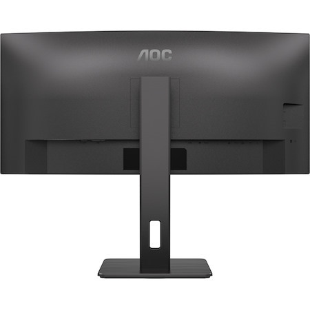AOC CU34P3CV 34" Class UW-QHD Curved Screen LCD Monitor - 21:9 - Textured Black
