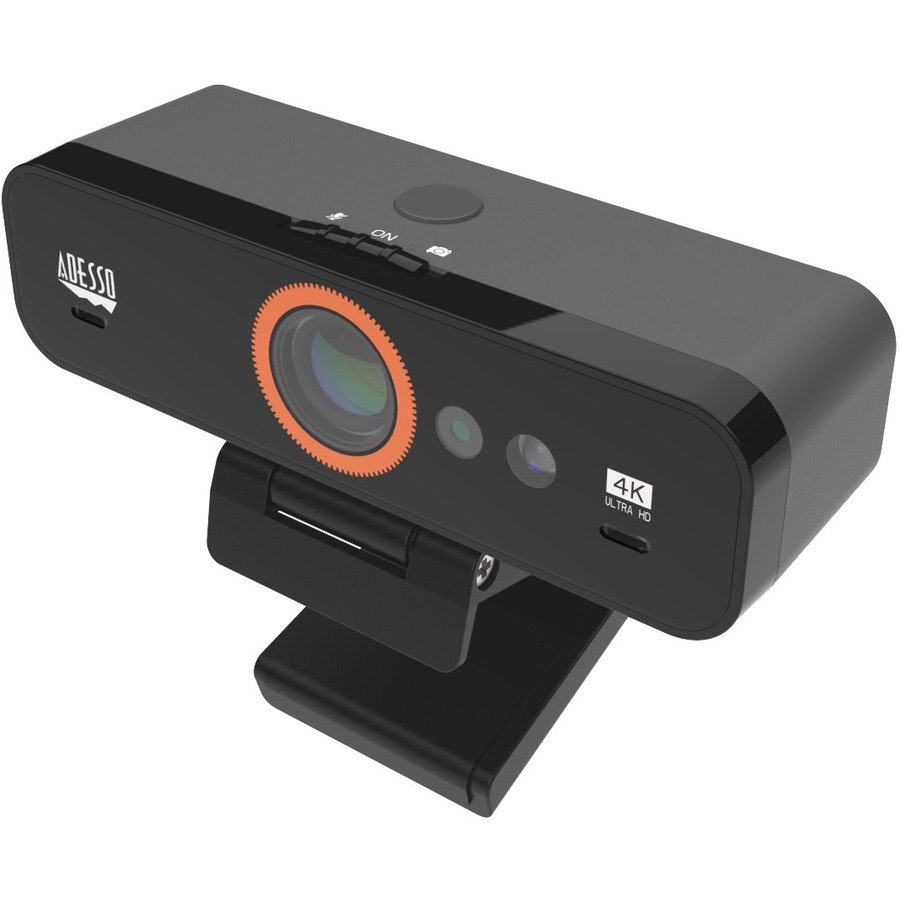 Adesso CyberTrack F4 Webcam - 8 Megapixel - 60 fps - USB 2.0