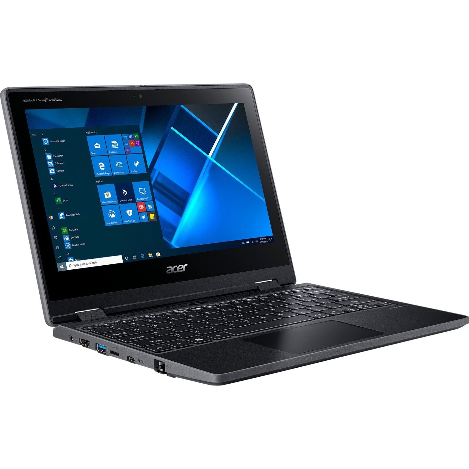 Acer TravelMate Spin B3 B311RN-31 TMB311RN-31-C4SU 11.6" Touchscreen Convertible 2 in 1 Notebook - Full HD - Intel Celeron N4120 - 4 GB - 128 GB Flash Memory - English Keyboard - Shale Black