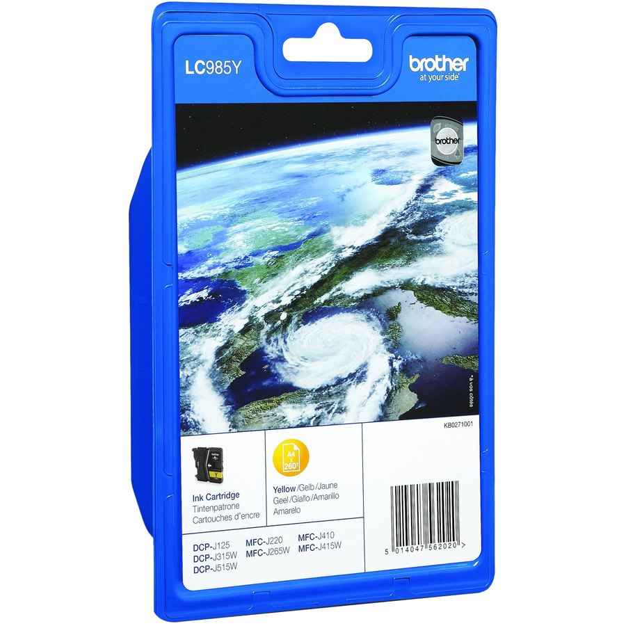 Brother LC985Y Original Inkjet Ink Cartridge - Yellow - 1 Pack