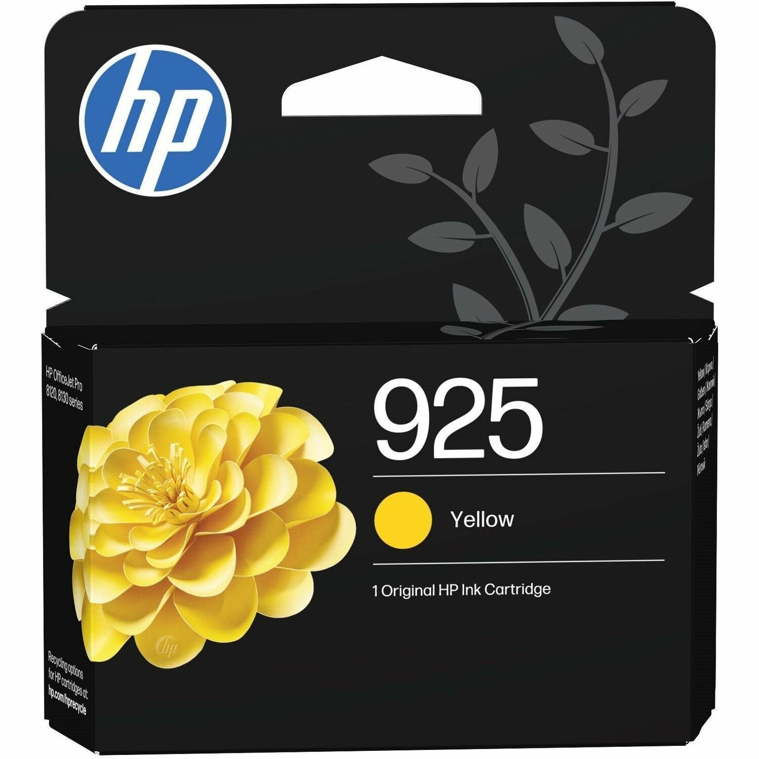 HP 925 Original Standard Yield Inkjet Ink Cartridge - Yellow - 1 Pack