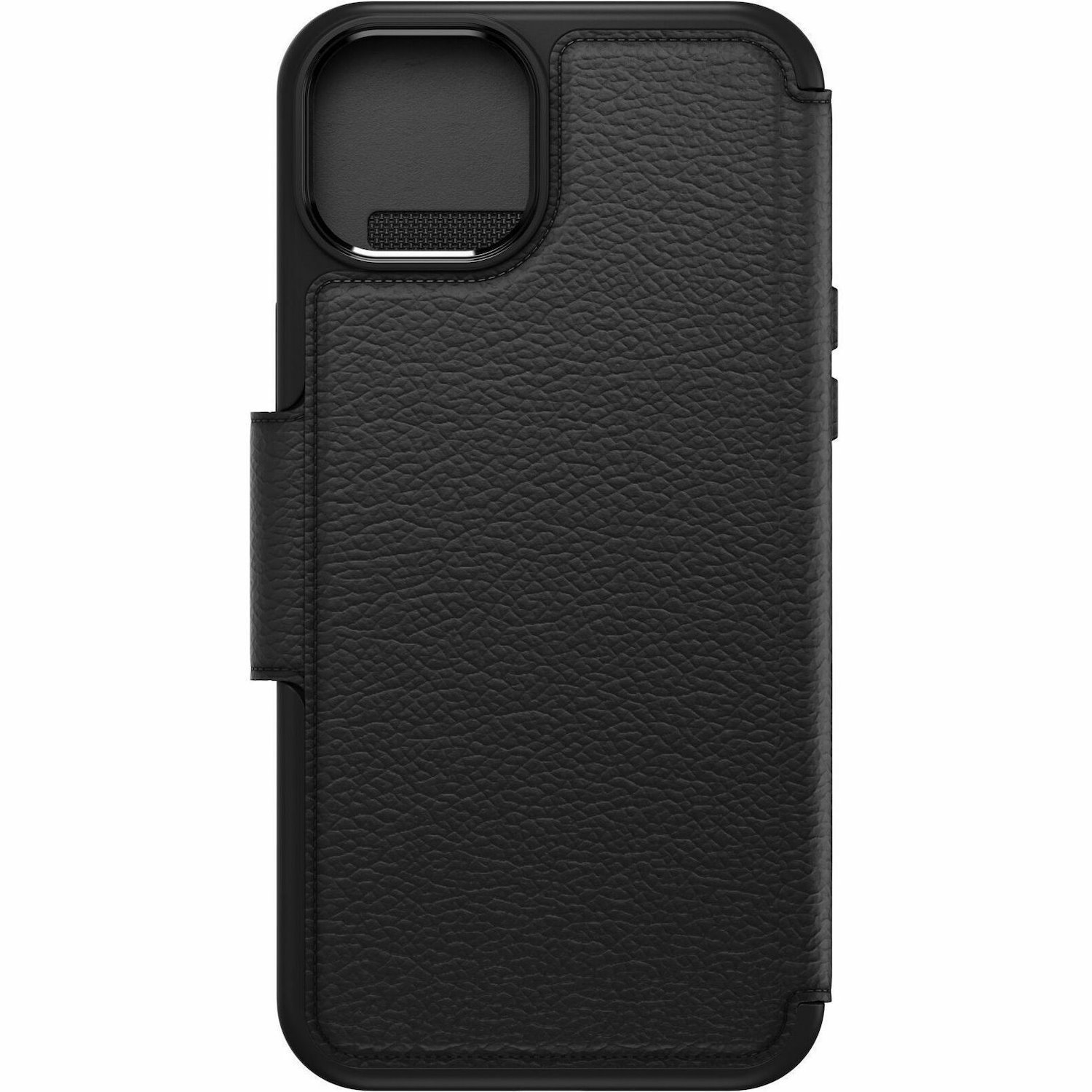 OtterBox Strada Carrying Case (Folio) Apple iPhone 15 Plus Smartphone, Cash, Card, Notes - Shadow (Black)