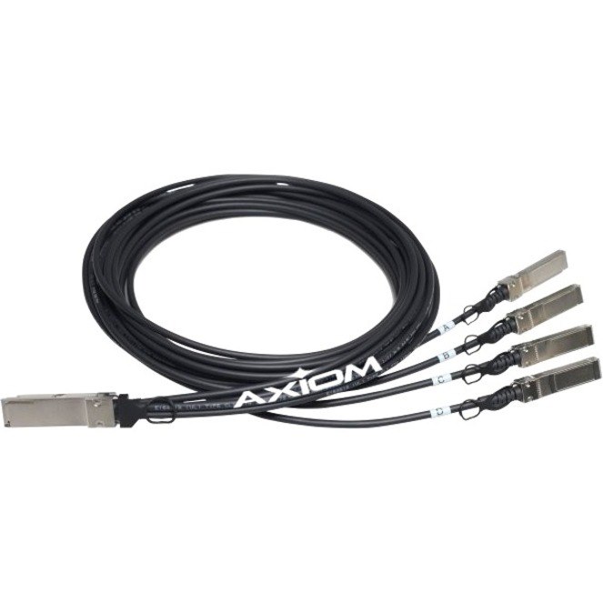 Axiom 40GBASE-CR4 QSFP+ to 4 SFP+ DAC Cable for Alcatel 3m - QSFP-4X10G-C3M