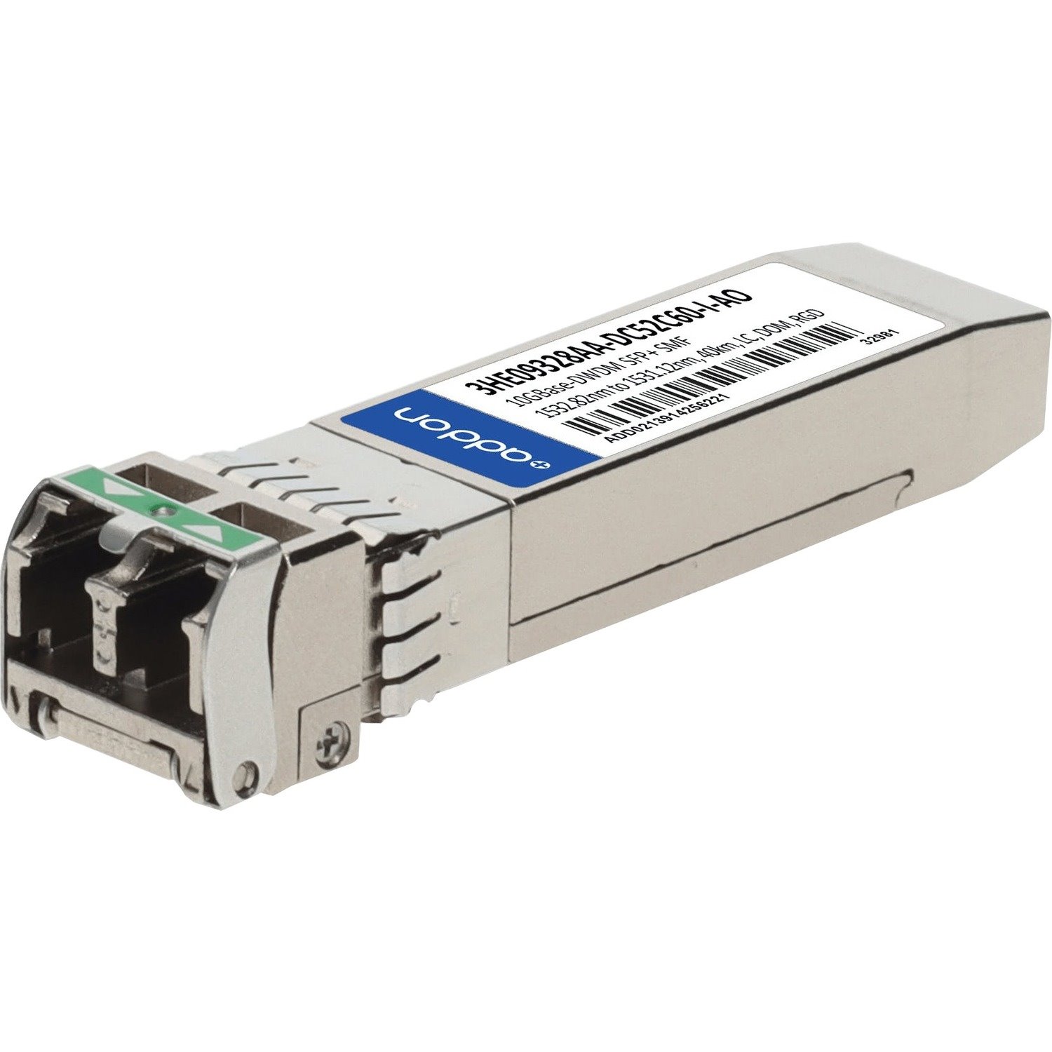AddOn Alcatel-Lucent Nokia&reg; 3HE09328AA-DC52C60-I Compatible TAA 10GBase-DWDM SFP+ Transceiver (SMF, 1532.82nm to 1531.12nm, 40km, LC, -40 to 85C)