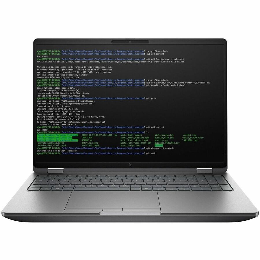 HP ZBook Fury G1i 40,6 cm (16") Mobile Workstation - Intel Core Ultra 9 2e generatie 285HX - 32 GB - 1 TB SSD - Smartcard lezer