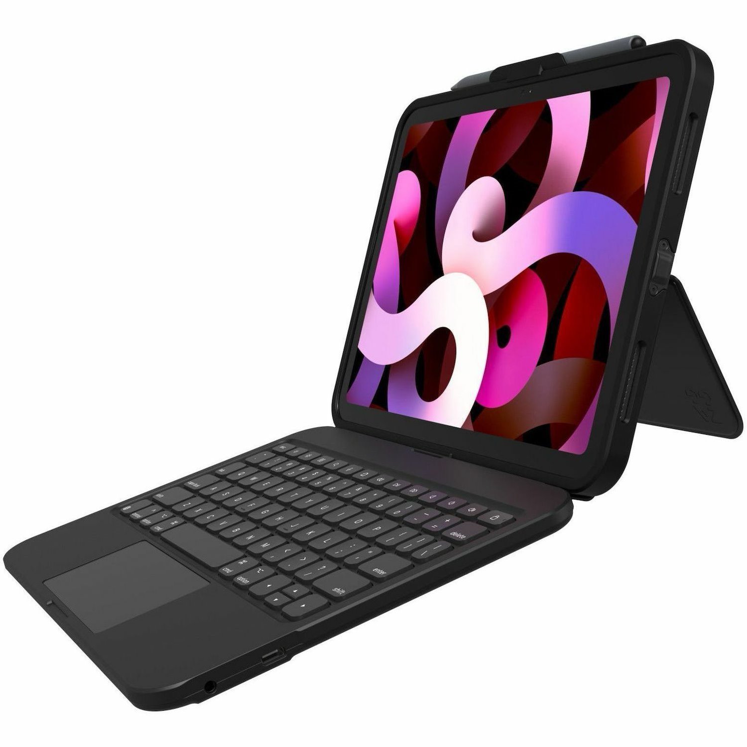 ZAGG Rugged Keyboard/Cover Case (Folio) for 10.9" Apple iPad (10th Generation) Tablet - Transparent