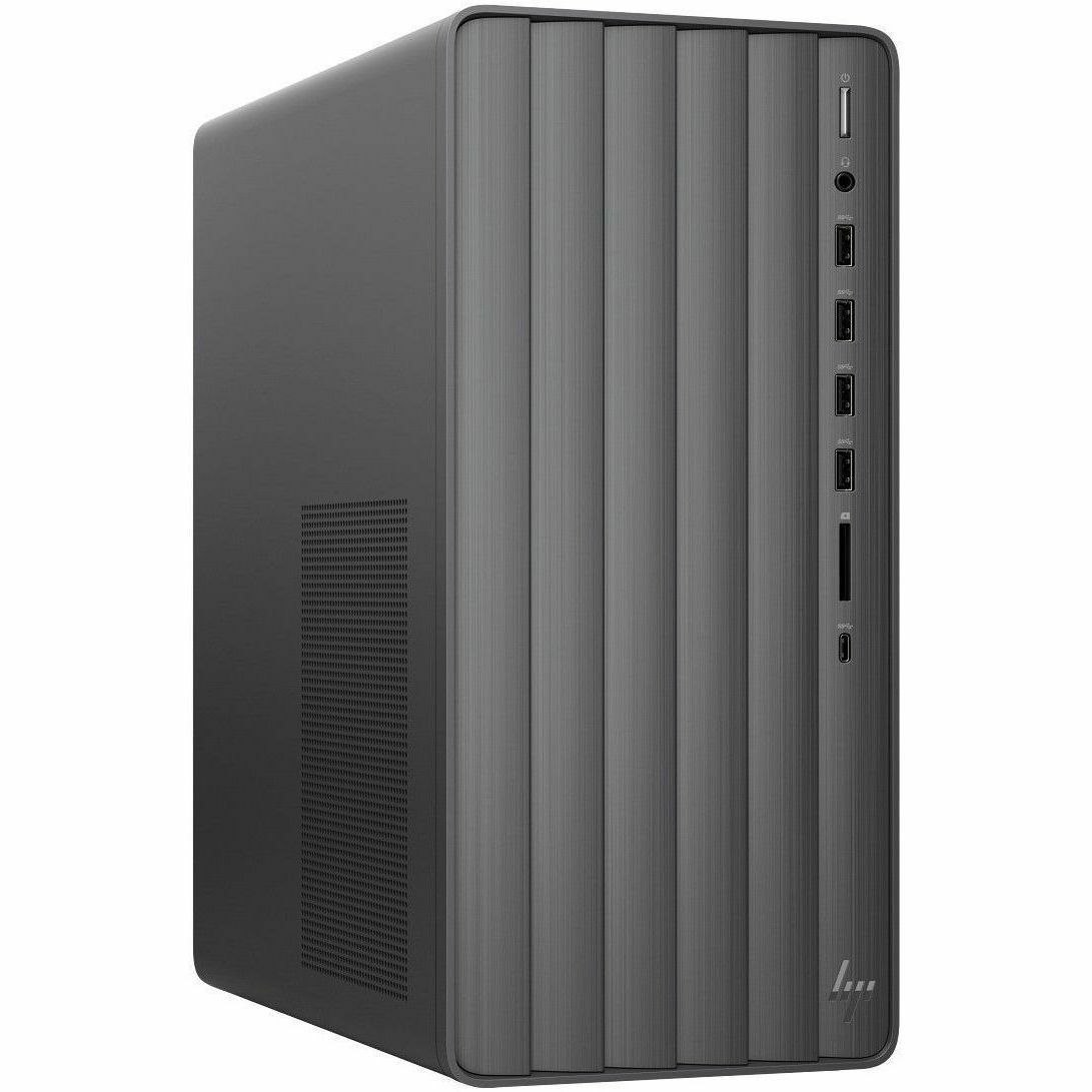 HP Envy TE01-5000i TE01-5049 Desktop Computer - Intel Core i7 14th Gen i7-14700 - 16 GB - 1 TB HDD - 512 GB SSD - Tower - Nightfall Black