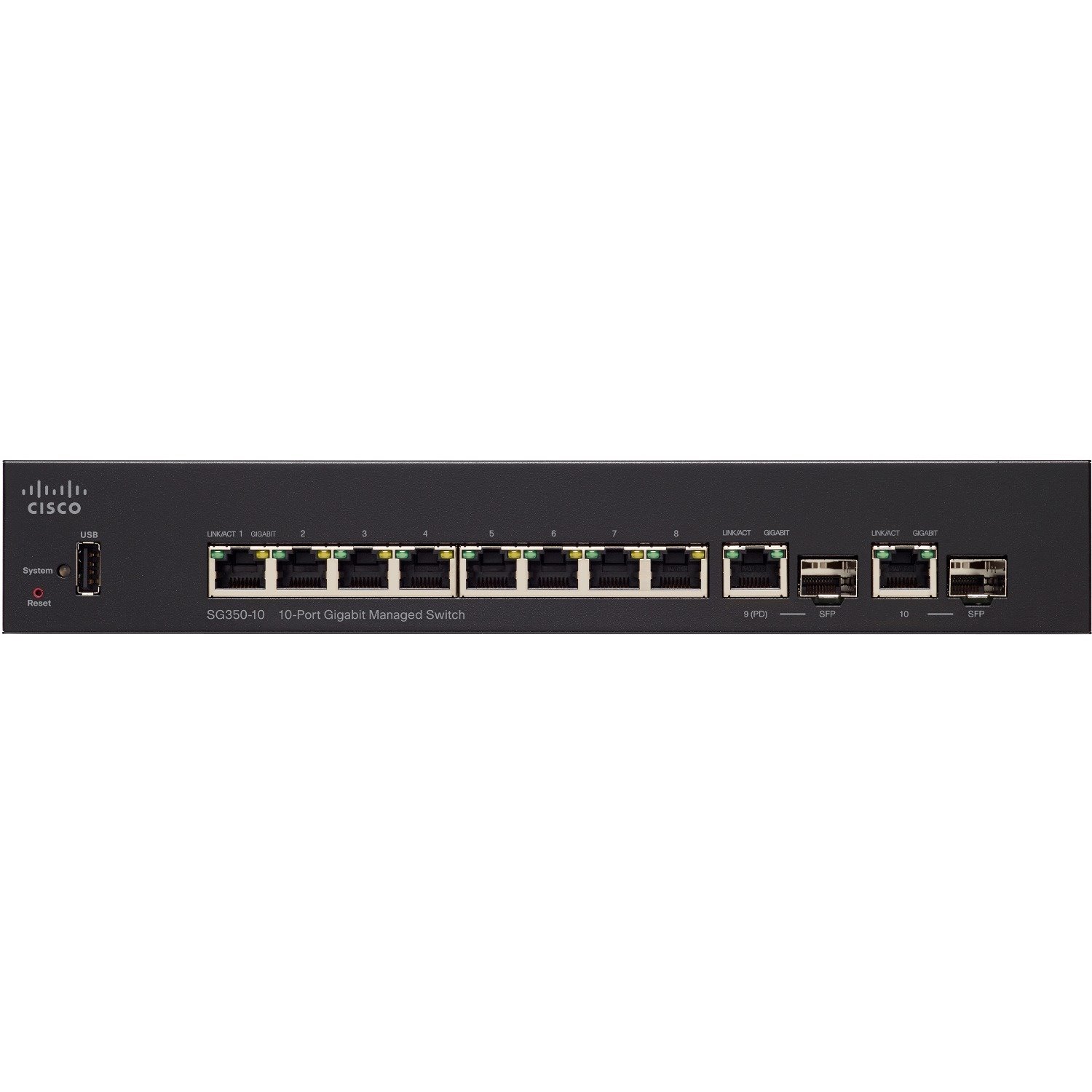 Cisco SG350-10 Ethernet Switch