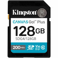 Kingston Canvas Go! Plus 128 GB Class 10/UHS-I (U3) V30 SDXC