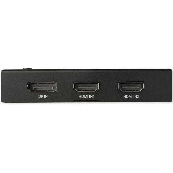 StarTech.com 4 Port HDMI Video Switch - 3x HDMI & 1x DisplayPort - 4K 60Hz - Multi Port HDMI Switch Box w/ Automatic Switcher (VS421HDDP)