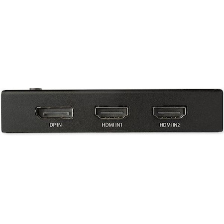 StarTech.com 4 Port HDMI Video Switch - 3x HDMI & 1x DisplayPort - 4K 60Hz - Multi Port HDMI Switch Box w/ Automatic Switcher (VS421HDDP)