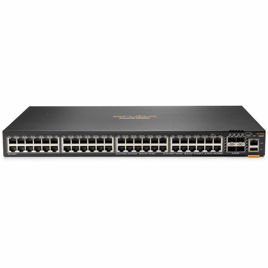 HPE CX 6200 6200F 48 Ports Manageable Ethernet Switch - Gigabit Ethernet, 10 Gigabit Ethernet - 10/100/1000Base-T, 10GBase-X