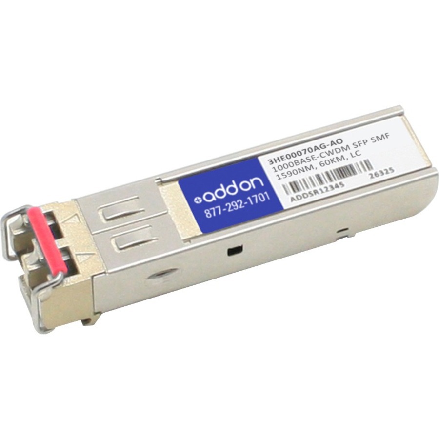 AddOn SFP (mini-GBIC) - 1 x LC 1000Base-CWDM Network - 1 - TAA Compliant