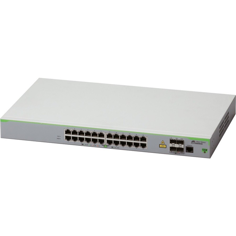 Allied Telesis CentreCOM FS980M AT-FS980M/28 24 Ports Manageable Layer 3 Switch - Fast Ethernet - 10/100Base-TX